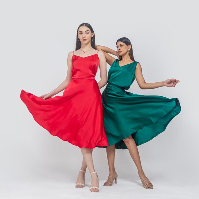 two-model fashion shoot